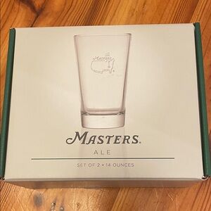 Masters Ale Glass Set with Logo